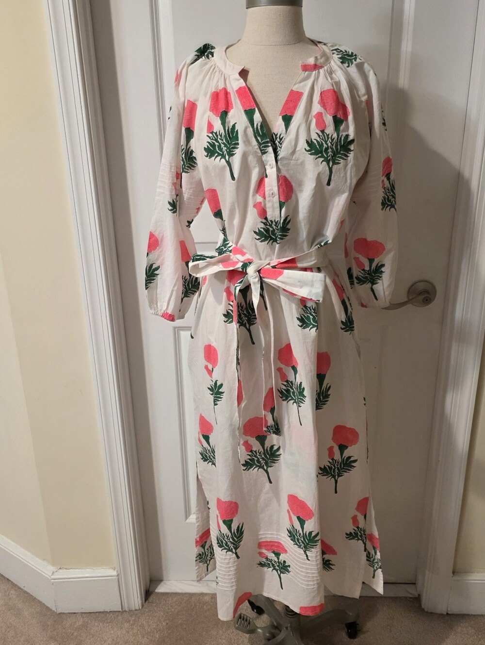 Pink City Prints New Beach Dress Size Small